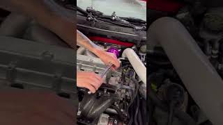 Installing the 1Step Colder Mazdaspeed Spark Plugs amp CS Engine Cover Quick and easy [upl. by Mendez]