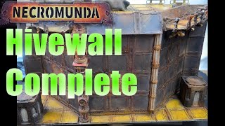 What I did Necromunda Hive Wall completed [upl. by Alyda959]