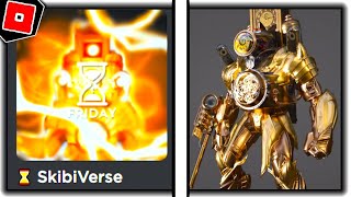 HUGE UPDATE with TITAN CLOCKMAN Coming VERY SOON in SKIBIVERSE  Roblox [upl. by Ibba]