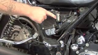 200207 HarleyDavidson Touring Diagnostic Connector Location [upl. by Eilyw]