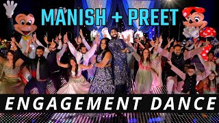 Bhangra Empire  Manish and Preets Engagement Dance [upl. by Nivrag]