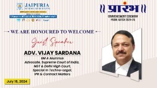 Special Session with Adv Vijay Sardana IIM A Alumnus [upl. by Iridissa]