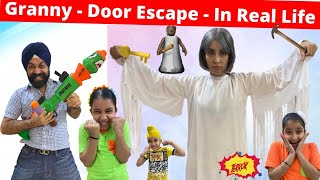 Granny Horror Game  Door Escape  In Real Life  RS 1313 VLOGS  Ramneek Singh 1313 [upl. by Yraht]