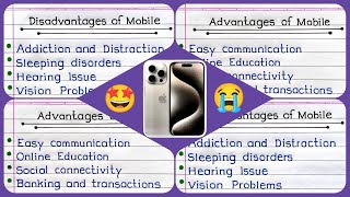 Effect of mobile on students  impact of smart phones  mobile essay [upl. by Nerrol]