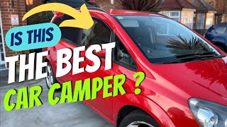 THE BEST Stealth Micro Camper  Can you use your Vauxhall Zafira as a Car Camper [upl. by Heyes]