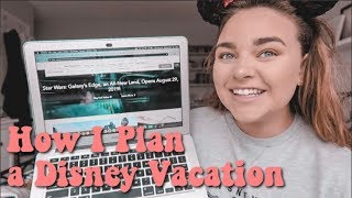 How I Plan a Disney Vacation  Magicallykatelyn [upl. by Perot]