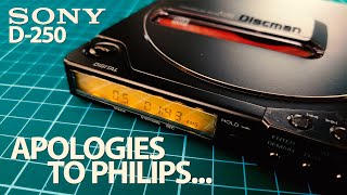 1989 Sony D250 Discman Repair • More Cheese Anyone [upl. by Laehctim568]