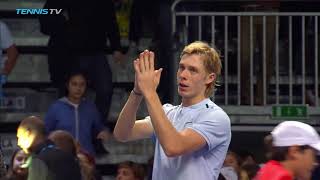 Chung upsets Rublev Shapovalov gets first win  Next Gen ATP Finals 2017 Highlights Day 2 [upl. by Lacim740]