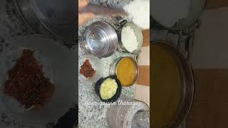 Vendaikai pulikolampu chavchav kottu mango thoviyalfood lunch shortsvideo [upl. by Orsino]