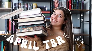 APRIL TBR ⚔️✨a fantasy filled super ambitious April tbr 🧚‍♀️🐉🌼 [upl. by Waxler259]