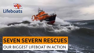 Seven Severn RNLI Rescues [upl. by Llenram]