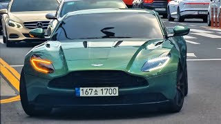 Aston Martin DB11 AMR  Carspotting EXS 2024 [upl. by Airbmak]