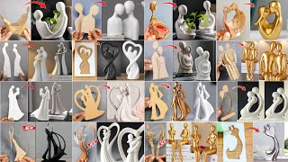 16 Easy White Cement  Pop craft ideas • DIY WHITE CEMENT CLAY CRAFT DIY • SHOWPIECE • HOME DECOR [upl. by Caine]