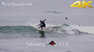 February 4 2023 surfing サーフィン surfweekend [upl. by Llennoj]