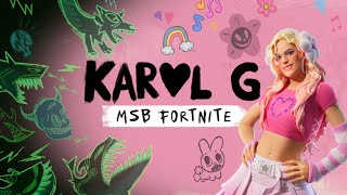 KAROL G x FORTNITE concierto y más [upl. by Novrej331]