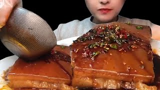 Eating pork meat Mukbang ASMR [upl. by Nahtnamas]