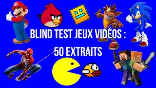 Blind test jeux vidéos  50 extraits [upl. by Bringhurst]