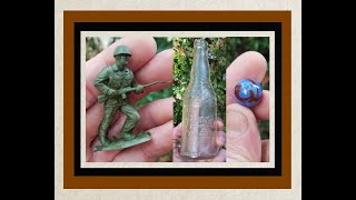 Digging AMAZING ANTIQUE Treasures  Bottle Digging  Marbles  Toys  Ohio History Channel  Glass [upl. by Duma]