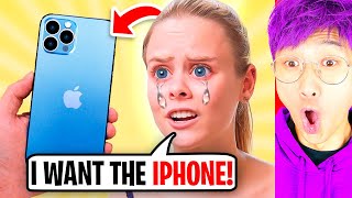 SISTERS FIGHT Over New iPhone 13 What Happens Is Shocking LANKYBOX REACTS TO DHAR MANN [upl. by Irak]