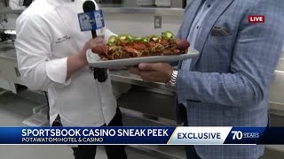 Sneak peek Potawatomi Casino and Hotel Sportsbook kitchen tour [upl. by Flavia451]