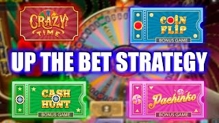 Up The Bet Crazy Time Strategy [upl. by Anabal796]