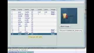 Java prog61How insert image into SqLite database and retrieve PART5 [upl. by Enhpad]