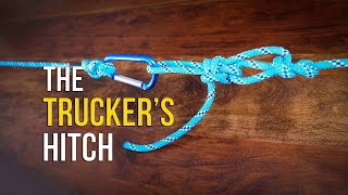 How to Tie the Truckers Hitch in UNDER 60 SECONDS  The BEST WAY to tie a Truckers Hitch knot [upl. by Rudwik431]