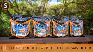 PECHE EN CARPODROME  AU COUP  Préparation des pellets PRO EXPANDERS Sonubaits [upl. by Koressa]