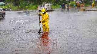 Street Drainage Solutions Clearing Massive Flood Waters [upl. by Bengt]