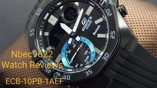 Casio edifice ECB10DB1AEF review [upl. by Eadith]