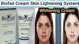 biofad cream review benefit biofad cream used  biofad review skin lighteningwhiteningmadicated [upl. by Eiramyma401]