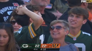 The Craziest Field Goal Sequence in NFL History  Packers vs Bengals Week 5 Ending [upl. by Jeremias]