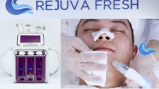 How to Use 6 in 1 Professional Hydro Dermabrasion Machine  Step by Step Facial Treatment [upl. by Quincy]