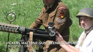 Crosspiece grip VickersMG reenactorisms series [upl. by Alleram]