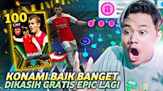 WOW GRATIS EPIC BOOSTER WILSHERE  TERIMAKASIH KONAMI DAPAT EPIC GRATIS LAGI EFOOTBALL 2024 MOBILE [upl. by Norraf]