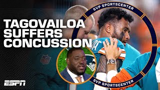 Damien Woody on Tua Tagovailoas concussion Who knows when hell play again  SC with SVP [upl. by Jerrylee]