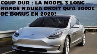 Officiel le bonus écologique disparait en 2020 pour les voitures électriques de plus de 60 000€ [upl. by Ecirpak879]