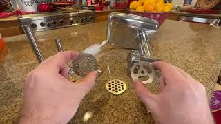 GVODE Meat Grinder Attachment for Kitchenaid Stand Mixer Review [upl. by Odlanir]