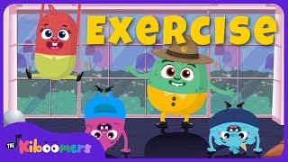 Get your Kids Moving with The Kiboomers Exercise Song  Preschool Movement Songs [upl. by Wittenburg]