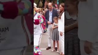 shorts Prince William Catherine and Charlotte at Commonwealth Games katemiddleton princewilliam [upl. by Okika]