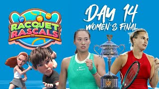 LIVE  Womens Singles Final Sabalenka v Zheng  AO Racquet Rascals Day 13  Australian Open 2024 [upl. by Dajma]