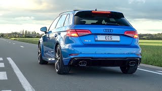 2020 Audi RS3 8V Sportback  Launch Controls Revs Accelerations amp Downshifts [upl. by Ledua896]