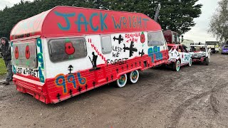 Mildenhall banger racing pit walk 12th November 2023 [upl. by Cyndia610]