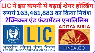 LIC Increase Holding In Hindalco lic hindalco [upl. by Emolas]