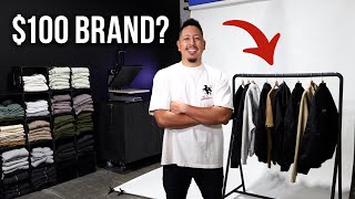 How To Start a CLOTHING BRAND on a BUDGET 100 Step X Step Guide [upl. by Esorbma]