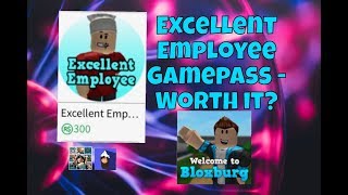 Is Excellent Employee REALLY worth robux  Bloxburg  Roblox [upl. by Dinsmore]