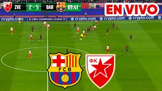 🔴 BARCELONA VS ESTRELLA ROJA PARTIDO EN VIVO  CHAMPIONS LEAGUE  JUEGA LAMINE YAMAL FULL MATCH [upl. by Acilegna]