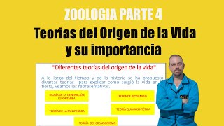 Zoología Parte 4 Las teorías del origen de la vida y su importancia [upl. by Chapin]