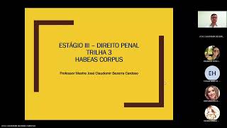 Estágio em Direito Penal  Habeas corpus transação penal e composição de danos [upl. by Dniren]