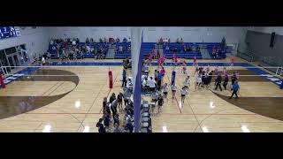 ClarksonLeigh vs ElmwoodMurdock High School Girls Varsity Volleyball [upl. by Aiynot]